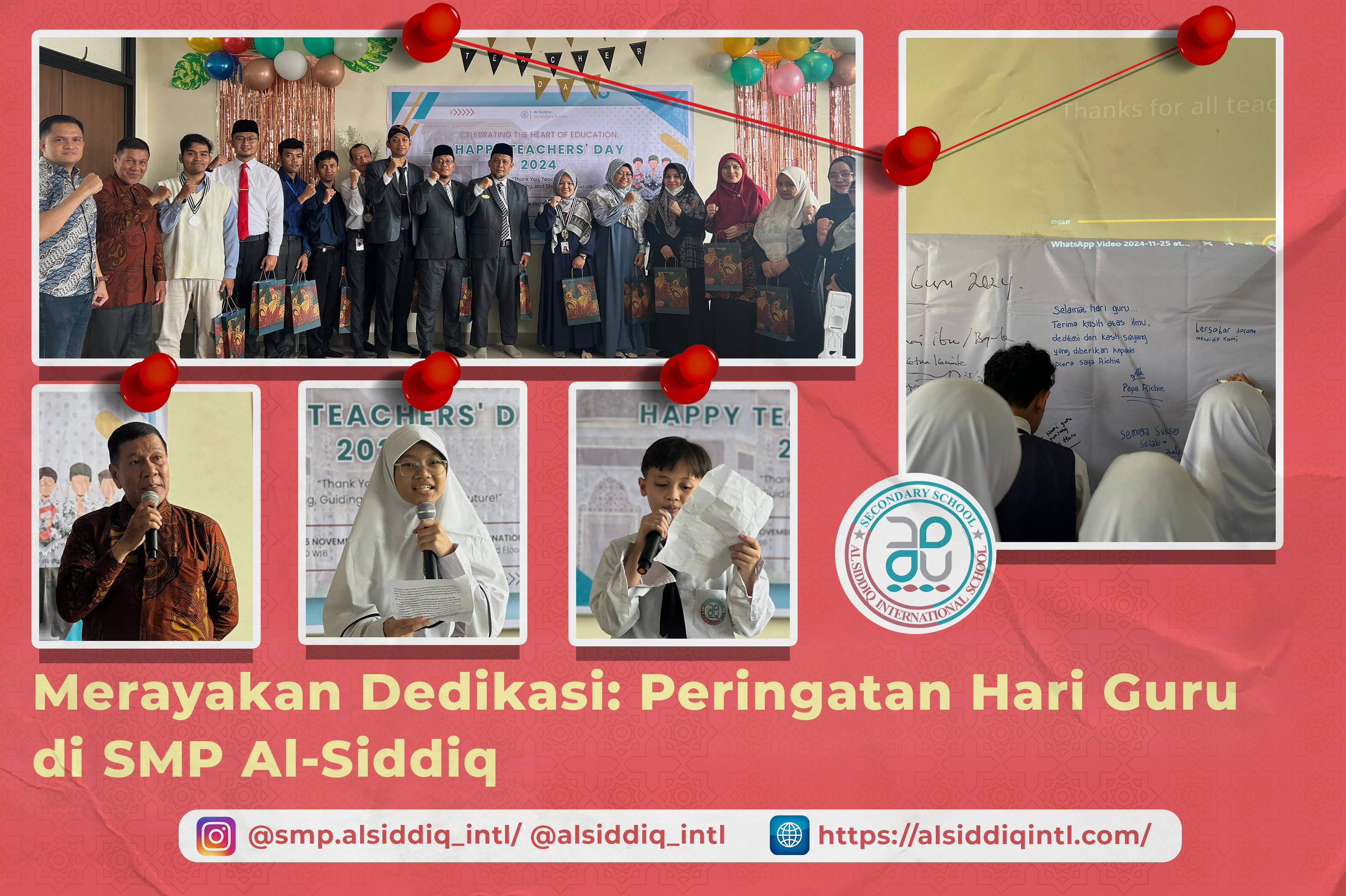 Peringatan Hari Guru di SMP Al-Siddiq: Menghargai Dedikasi Pendidik dalam Membangun Generasi Unggul