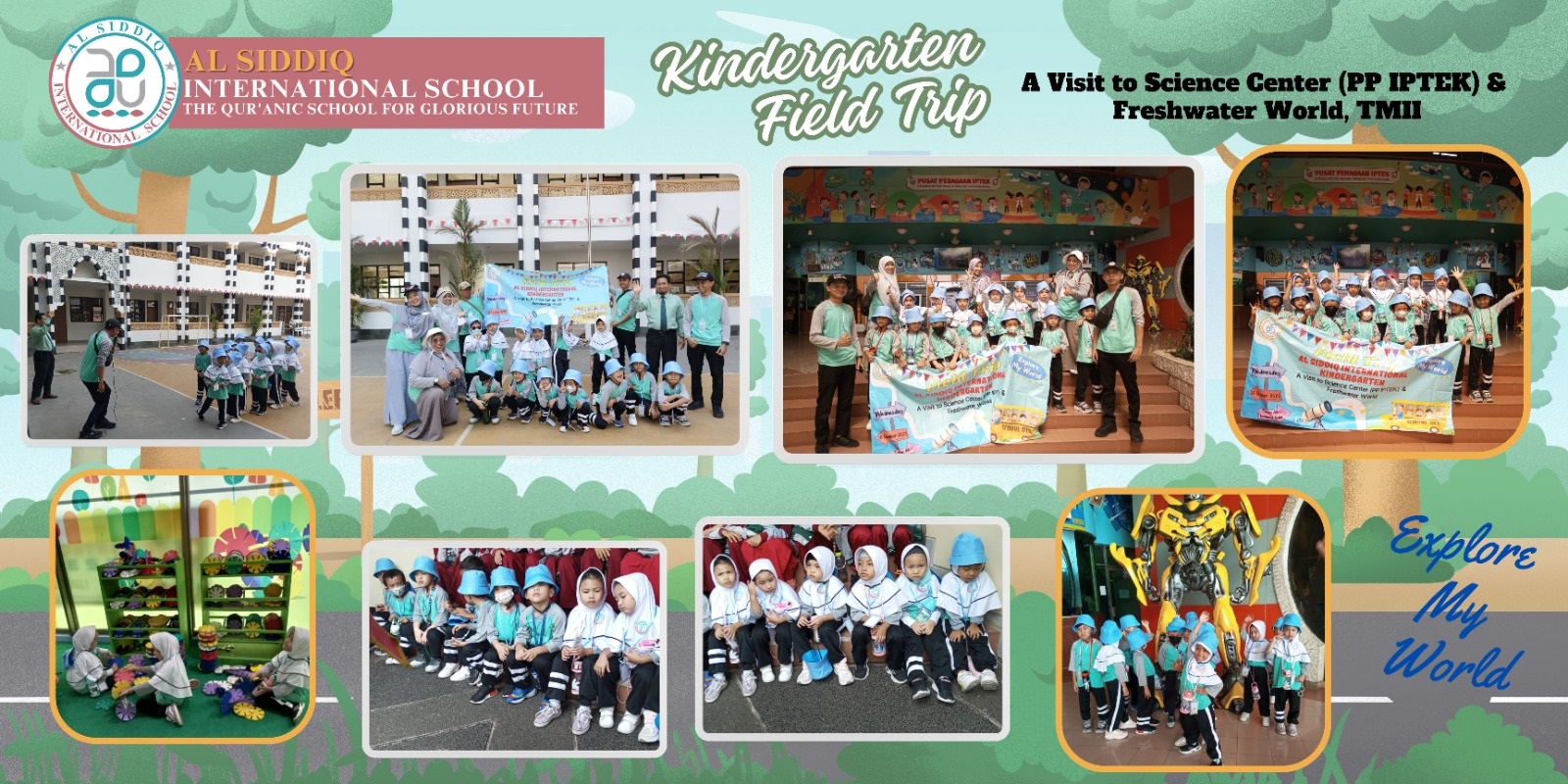 Kindergarten Al Siddiq International Explores the Science Centre (PP IPTEK)
