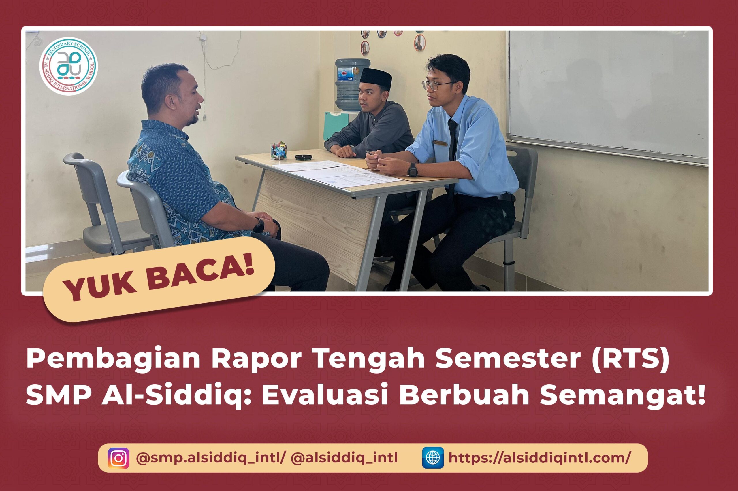 Mid-Semester Report Distribution at  Al Siddiq Secondary School