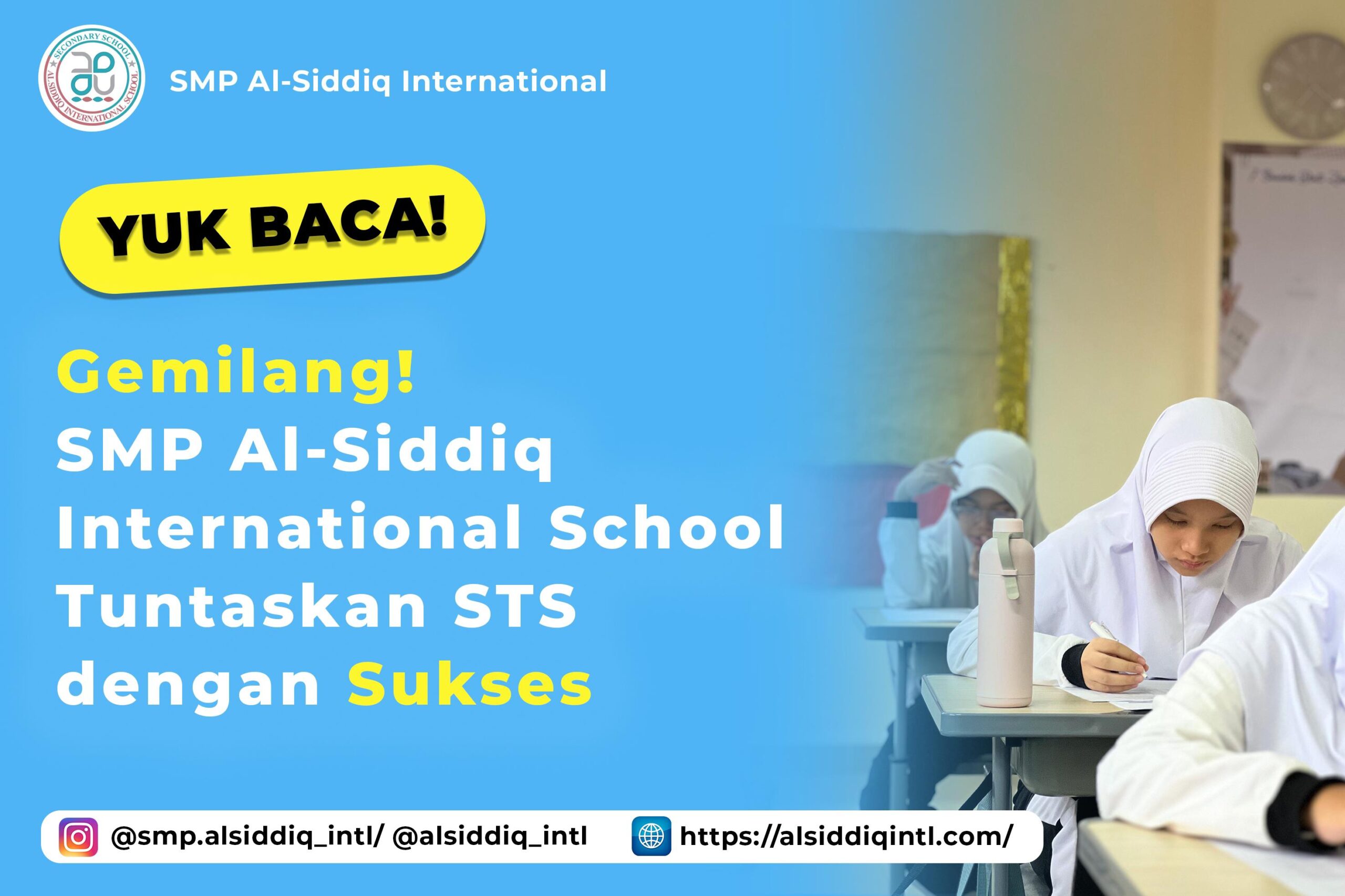 SMP Al-Siddiq International School Completes Mid-Semester (Odd Term) Summative Assessment