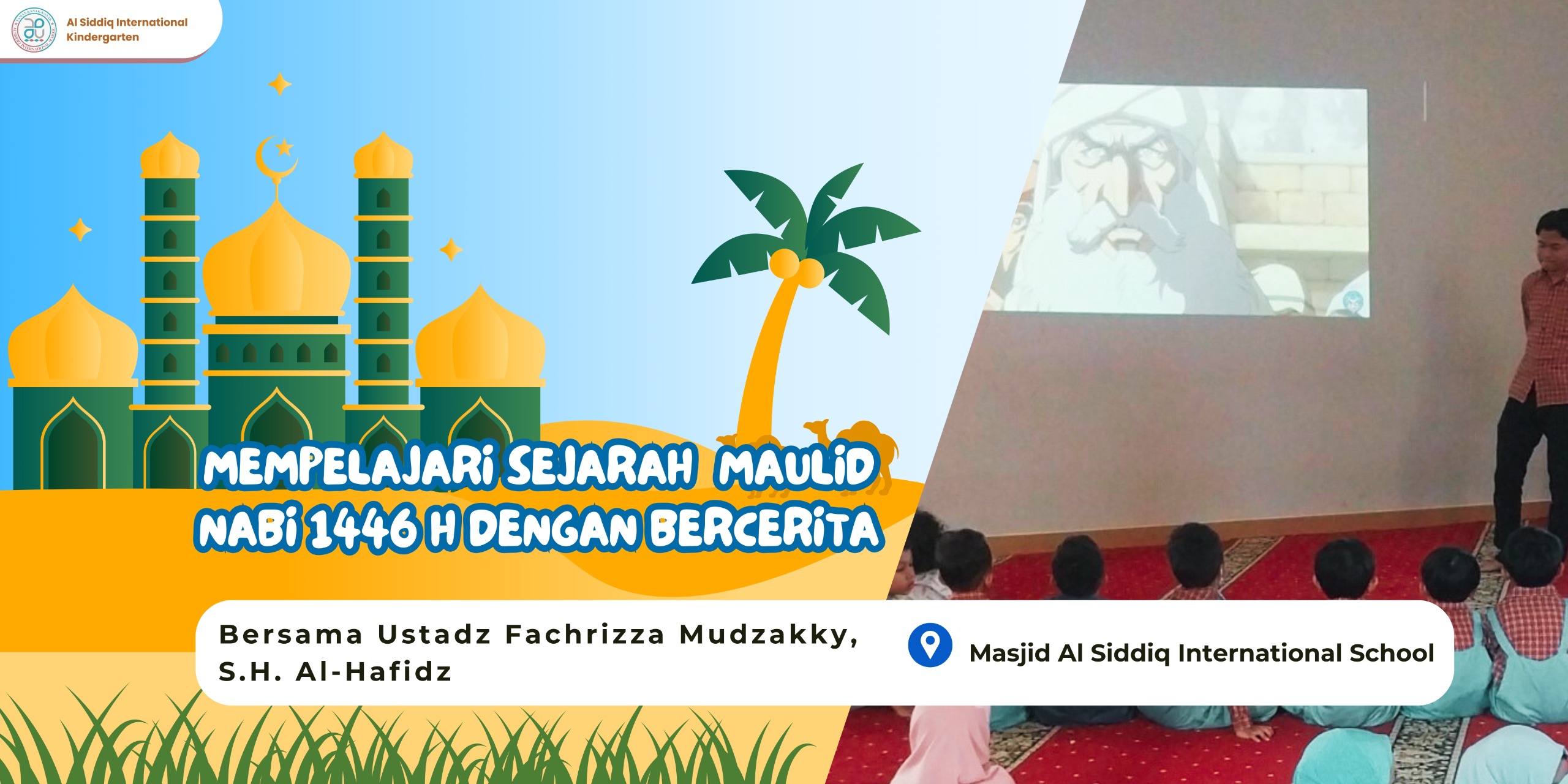 Al-Siddiq Kindergarten Students Learn About the Birth of Prophet Muhammad S.A.W