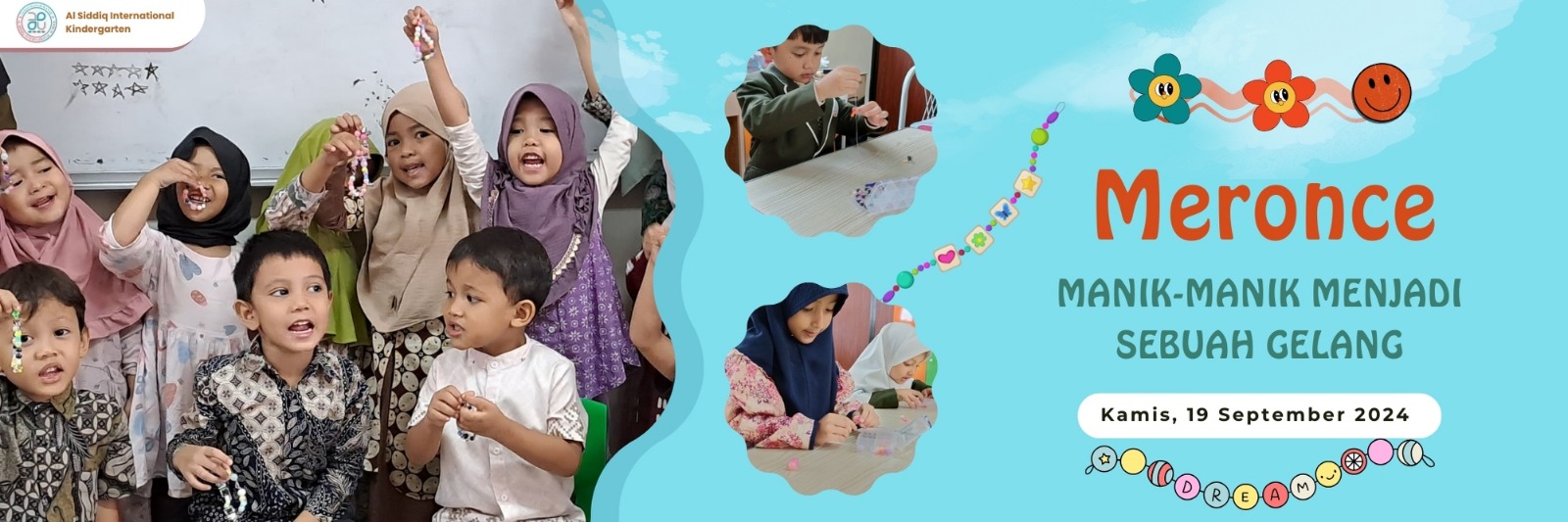 Al Siddiq Kindergarten Students Create Beaded Bracelets