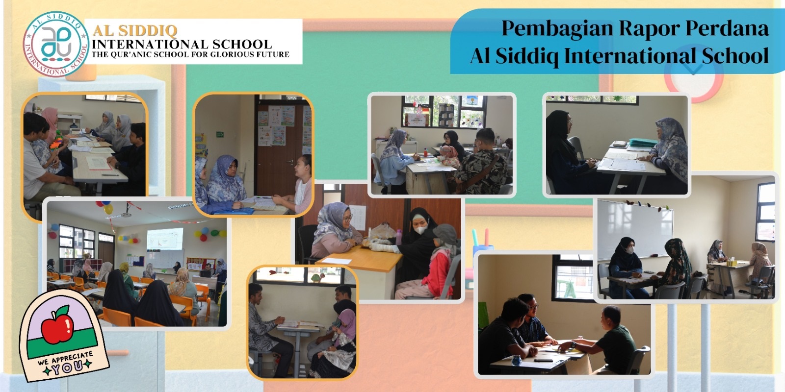 The First Student Report Card Distribution at Al Siddiq International School