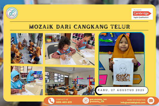 Belajar Seni dan Nasionalisme Lewat Mozaik Cangkang Telur