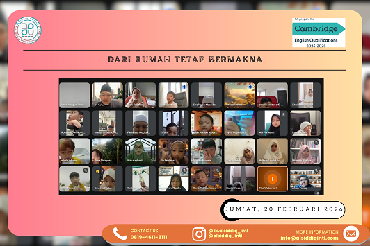 Dari Rumah Tetap Bermakna: Pembelajaran Online TK Al Siddiq International