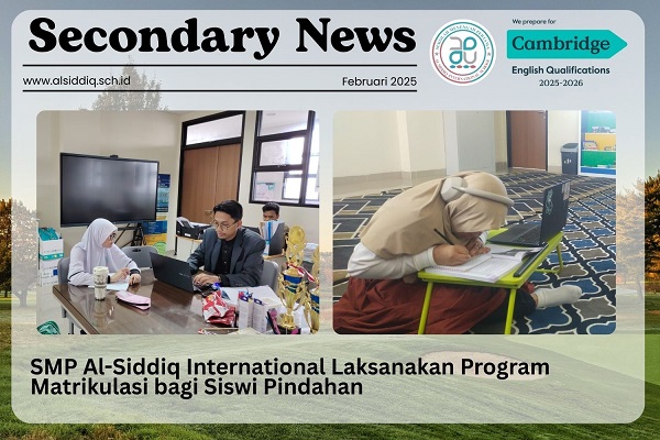 SMP Al-Siddiq International Laksanakan Program Matrikulasi bagi Siswi Pindahan