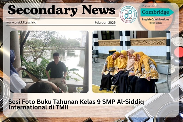 Sesi Foto Buku Tahunan Kelas 9 SMP Al-Siddiq International di TMII
