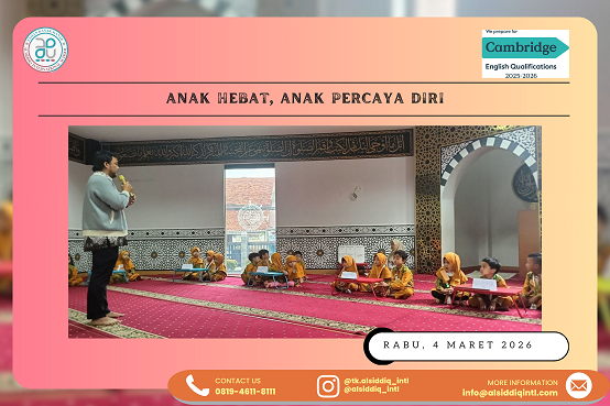 Anak Hebat, Anak Percaya Diri