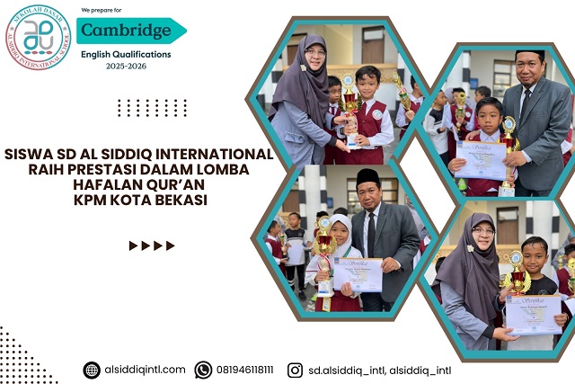 Siswa SD Al Siddiq International Raih Prestasi dalam Lomba Hafalan Qur’an KPM Kota Bekasi