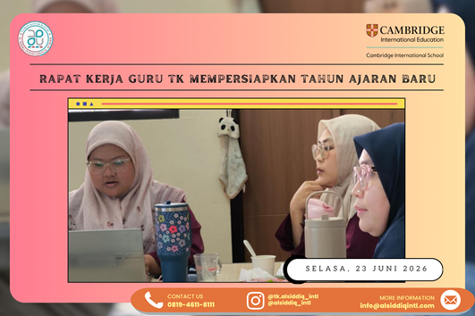 RAPAT KERJA GURU TK UNTUK MEMPERSIAPKAN TAHUN AJARAN BARU