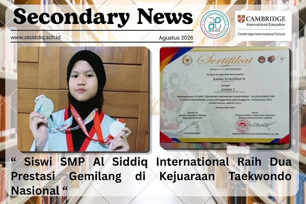 Siswi SMP Al Siddiq International Raih Dua Prestasi Gemilang di Kejuaraan Taekwondo Nasional