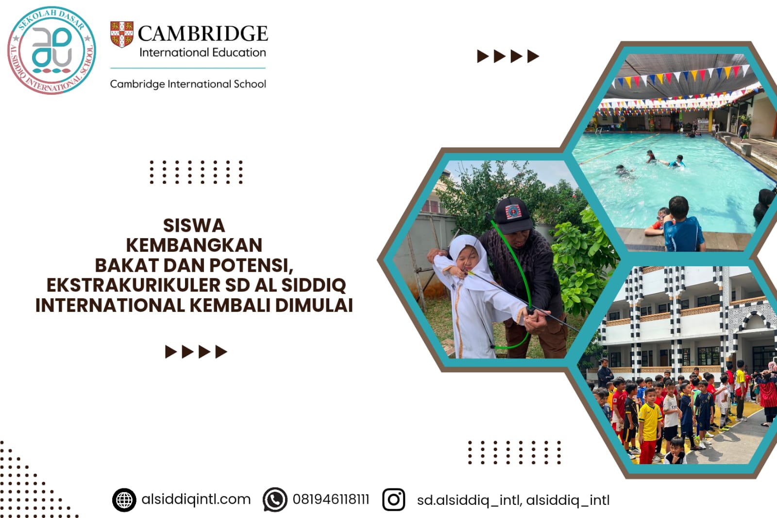 Kembangkan Bakat dan Potensi,Ekstrakurikuler SD Al Siddiq International Kembali Dimulai