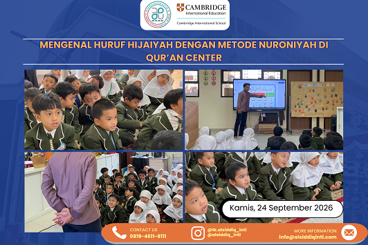 Mengenal Huruf Hijaiyah dengan Metode Nuroniyah di Qur’an Center