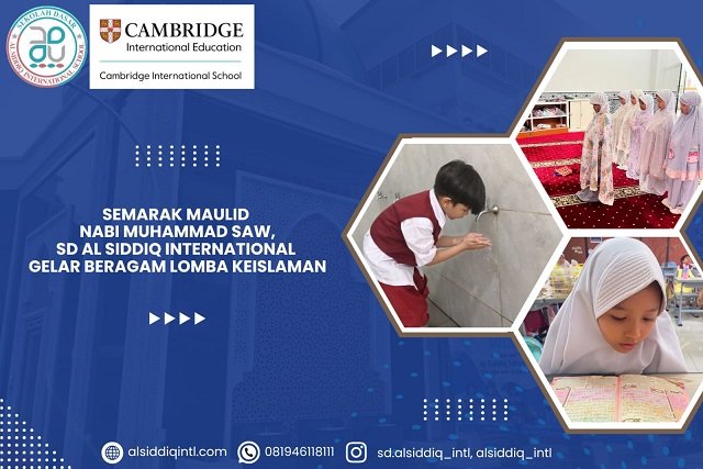 Semarak Maulid Nabi Muhammad SAW,SD Al Siddiq International Gelar Beragam Lomba Keislaman