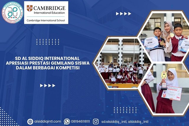SD Al Siddiq International Apresiasi Prestasi Gemilang Siswa dalam Berbagai Kompetisi