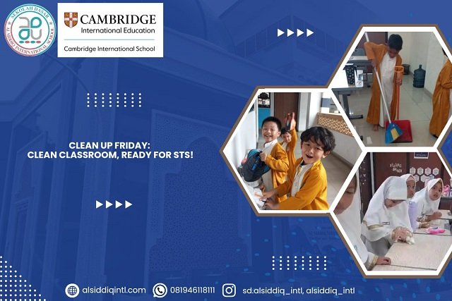 Clean Up Friday: Clean Classroom, Ready for STS!