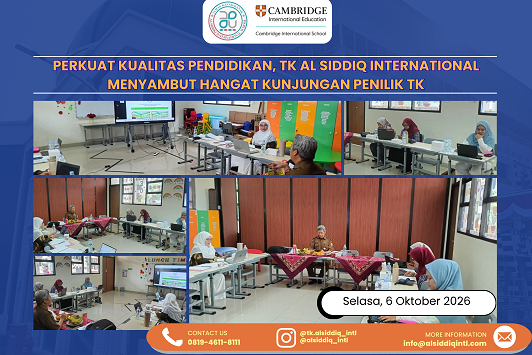 Perkuat Kualitas Pendidikan, TK Al Siddiq International Menyambut Hangat Kunjungan Penilik TK