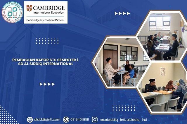 Pembagian Rapor STS Semester 1 SD Al Siddiq International